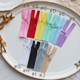 8 cm/3.1 pulgadas pequeñas cremalleras multicolores, micro mini cremalleras, cremalleras para ropa de muñeca, perfectas para proyectos de ropa de costura de muñeca (5 piezas)