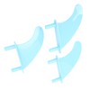 Surfboard Fins Soft Top Tri Fin Set PVC Plastic for