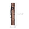 PATIKIL Mini Flashlight with Clip, Ultra Lightweight Small LED Penlight,