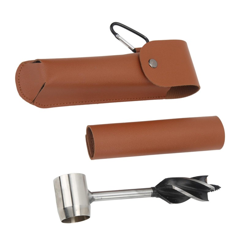 CYTGOUPER Bushcraft Tools Hand Auger Drill Bit Set, Wood Drills