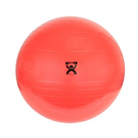 CanDo Inflatable Exercise Ball - Red 29.5", Durable Extra Thick Non-Slip Stability Ball for Core Workouts, Yoga, Pilates, Active Seating, Physical Therapy, Pregnancy, Home Gym, Flexibility
