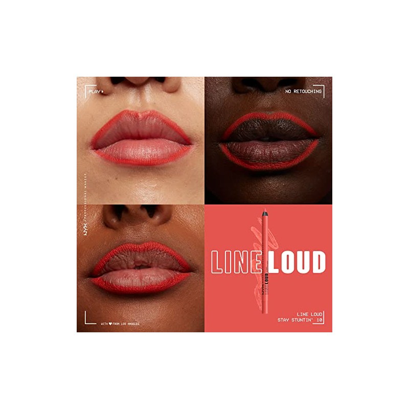 NYX PROFESSIONAL MAKEUP Line Loud Lip Liner, Longwear and Pigmented