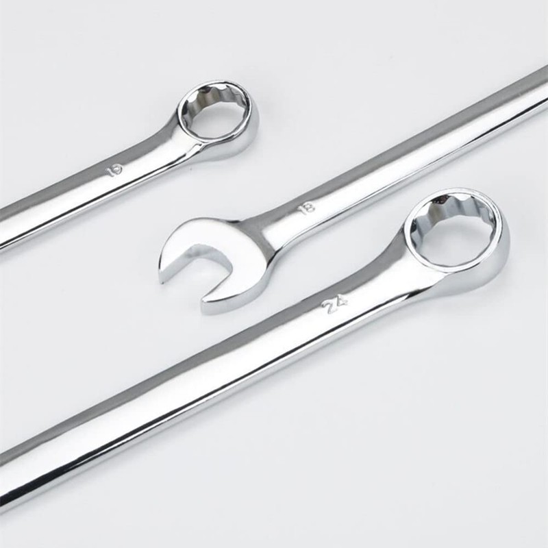 FLZOSPER 17mm Metric Wrench,12-Point Box End Head Combination Wrench Spanner