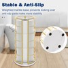 NearMoon Toilet Paper Organizer Stand, Free Standing 3 Rolls Tissue