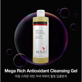 Mad Skincare Mega Rich Antioxidant Cleansing Gel 480ml Mega Rich Antioxidant Cleansing Gel 480ml / 매드스킨케어 메가 리치 안티옥시던트 클렌징 젤 480ml 메가 리치 안티옥시던트 클렌징젤 480ml