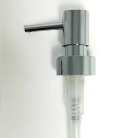Gedy Ricambio Erogatore a Pompetta per Dispenser Sapone Liquido Bagno, Erogatore in Plastica Finitura Cromata, Ricambio Erogatore Pompetta a Pressione, Testa Girevole 360°, Cod 1203