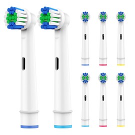 Replacement Toothbrush Heads Compatible with Oral B Braun, 8 Pack Soft Replacement Brush Heads Compatible with Oral B Electric Toothbrush Heads Refill Pro 1000//7000/9600/500/3000/8000