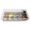 Acrylic Money Tray with Coin Tray Insert, 5 Compartment Clear