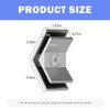 SyingHwan SS316 Glass Railing Clamp，Stainless Steel Glass Clip for Pool