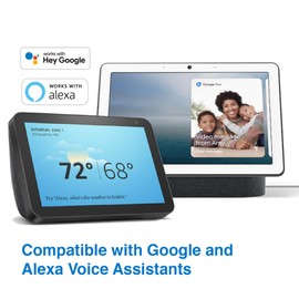 Laser Outdoor Wireless Security Camera - 2 Pack, WiFi Surveillance with Solar Power Option, Real-Time Motion Alerts, Two-Way Audio, Google Assistant & Alexa Integration, Ideal for Family Safety