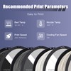 R QIDI TECHNOLOGY Matte PLA Filament 1.75mm, 3D Printer Filament