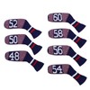 Knitted Wedge Golf Iron Headcovers 7 PCS Club Protector 48,50,52,54,56,58,60