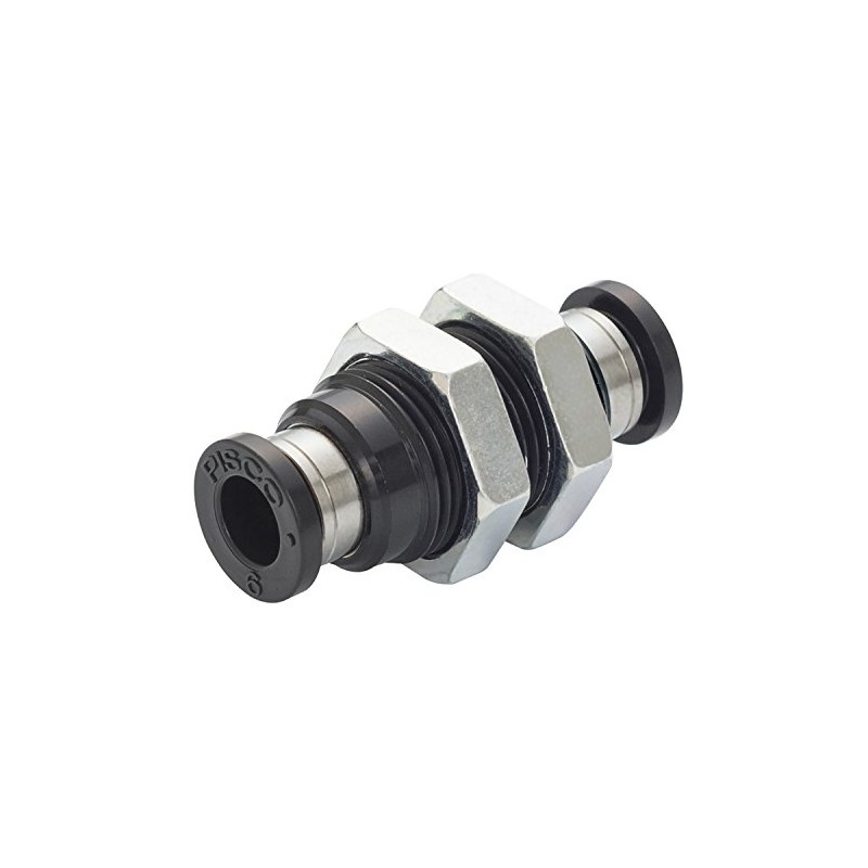Nippon Pisco (PISCO) One-touch Fitting (Tube Fitting), Partition Wall Union,