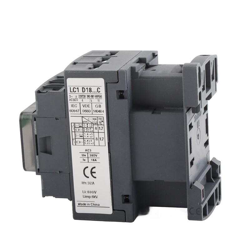 LC1D18 AC Contactor 380V Rated Voltage Low Voltage Industrial Electric