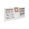 Shop-Vac 9066900 Disposable Filter Bags, Fits 3 Gallon Tanks, Ideal