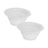 WOONEKY 2pcs Squat Toilet Smell Preventer Odour Device Wax Toilet