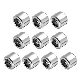 QUARKZMAN 6mm Alesaggio 10mm OD 8mm Larghezza Ago Rullo Cuscinetti x 10pz Cromo Acciaio per Automotive Trasmissioni e Navi, [Fine Aperta]