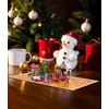 Magic Ants 3D Pop-Up Christmas Card with Festive Scene, Fireplace,