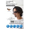 VALERIA Valeria Polarized Sunglasses [Windproof, Pollen Proof Fit] TAC Lens
