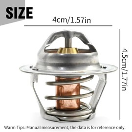 Vkinman Thermostat Kit Replacement for Volvo Penta 4.3 5.0 5.7 L Replaces 3587597 3852111 3852071 Thermostat Repair Service Kit with Gasket and O-Ring