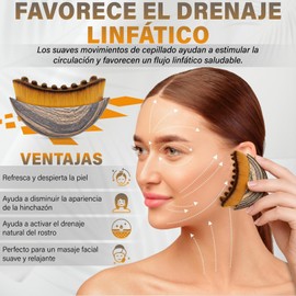 Lymphatic Drainage Gesichtsbürste, Lifting-Effekt, ergonomisches Design, weich für die Haut, verbessert den Gesichtsausdruck, Lymphatic Drainage