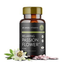 Mt. Angel Vitamins - Relaxing Passion Flower Extract Great Tasting Herbal Lozenge (Passiflora incarnata) - Highly Bio Available 4:1 Extract - 60 Count