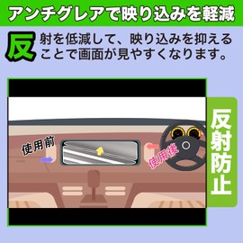 MotoMoto Film for Honda CONNECT Navigation LXM-242ZFNi Protective Film Anti-Glare Anti-Fingerprint Made in Japan