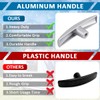 SAQXK 4pc RV Camper Waste Dump Valve Handle Aluminum T