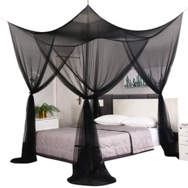 Mengersi Elegant Mosquito Net Bed Canopy for Single Twin Twin XL Size Bed,Canopy Bed Curtains Bed Netting