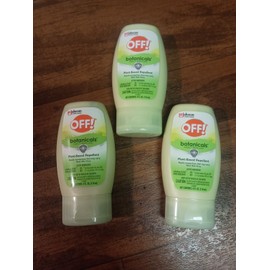 OFF! Botanicals Insect Repellent Unscented Lotion Plant-Based 4 Fl Oz Lot Of 3