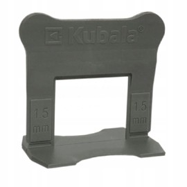 Kubala Smart Level Clips - Pack of 500 for a Joint Width of 1.5 mm - Tile Levelling System Pull Tab - Spacer Clips for Precise Levelling of Tile Projects
