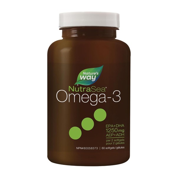 Natures Way NutraSea Softgels Menta Fresca 60 c - Suaves