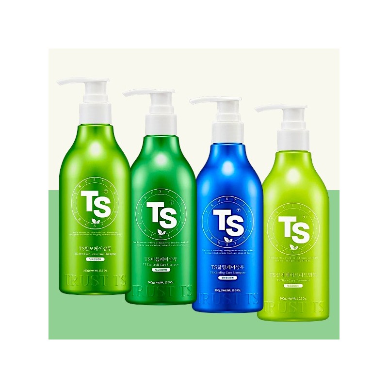 TS Cooling Care Shampoo 300g x 4 / TS 쿨링케어