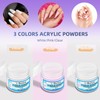 Acrylic Nail Kit for Beginners with Everything Professional, 12 Glitter