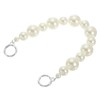 PATIKIL Imitation Pearl Bead Purse Chain Strap 13", Pearl Beaded