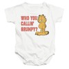 Popfunk Garfield Who You Callin Grumpy Unisex Infant Snap Suit