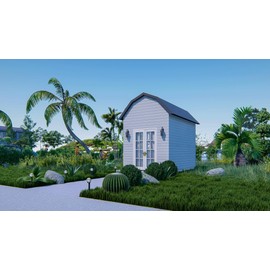 Generic DIY Wood Shed Plans: 8'x12' - Detailed Step by Step Building Instructions with Shopping List & Elevations