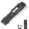 MAKDAK EDC Tactical Flashlight Rechargeable - Digital Display High Lumens