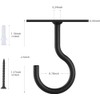 2.5 Inch Hanging Plant Hooks 1 Pack, Wall Mount Hooks,