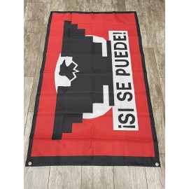 Unbranded United Farm Workers Flag 3x5ft UFW Union Black Protest Labor Huelga Cesar Chavez