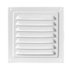 Square Ventilation Grille, Granmagazz White Metal Square Ventilation Grille Stainless
