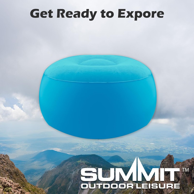 VFM e-Store - Inflatable Foot Stool Easy, Durable, Pack Away,
