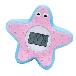 Starfish Baby Bath Digital Thermometer, Pink and Blue, Gift