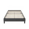 Zinus Curtis Upholstered Platform Bed Frame, Mattress Foundation, Wood Slat