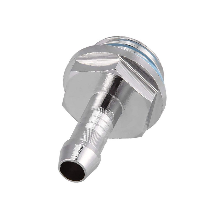 ASHATA 6 PCS PC Water Cooling Two-Touch Connector G1/4 Threaded