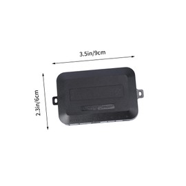 Gatuida 4-Sensor Car Reverse Parking Kit Rear Sensor Sound Alert White Professional Auto Parking System