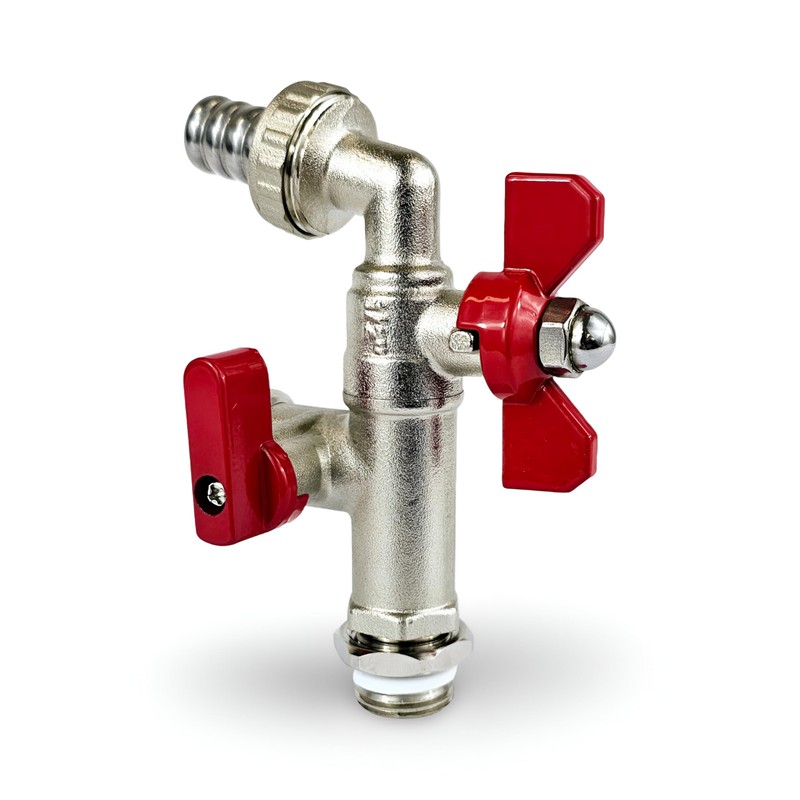 Wärmer System Outside Garden Tap Butterfly Handle with Sealing PTFE,