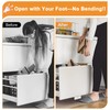 Ohwekit Cabinet Foot Pull for Trash Drawer, Trash Cabinet Foot