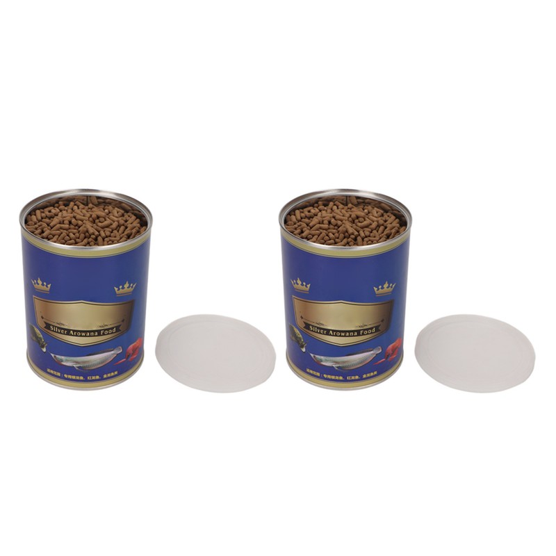2 Cans Arowana Fish Food Natural Ingredients High Protein Fish