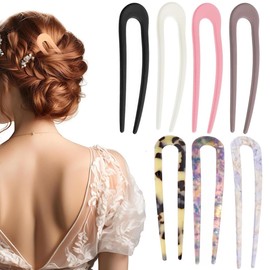 7 Stück Haarnadeln Bobby Pins U-förmige Haarnadeln Französischer Stil French Style hairpin Haarspangen Kopfschmuck für Frauen und Mädchen